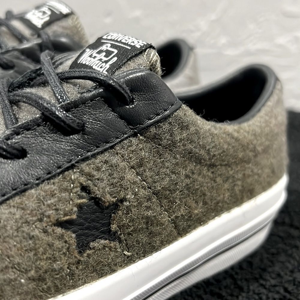 🔥🔥 CONVERSE One Star Woolrich Ox Wool Colab Sneakers Men 6.5 / Women 8.5 - NEW - Picture 8 of 14